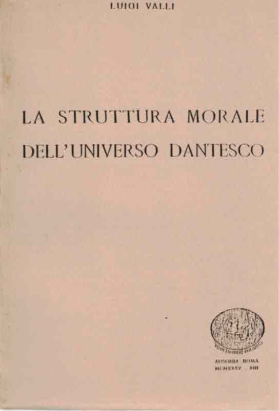 La struttura morale dell'universo dantesco | Immagine principale