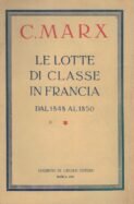 Le lotte di classe in Francia dal 1848 al 1850