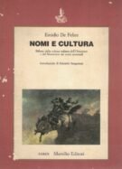 Nomi e cultura. Riflessi sulla cultura italiana dell'Ottocento e del …