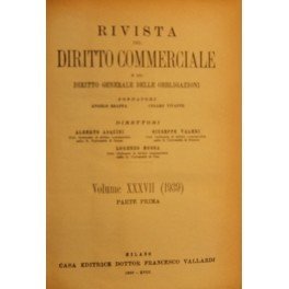 Rivista del Diritto Commerciale e del diritto generale delle obbligazioni