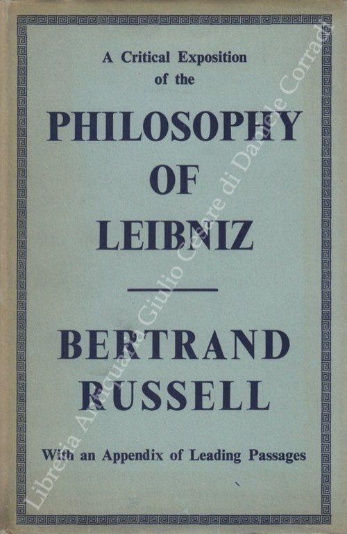 A critical exposition of the philosophy of Leibniz with an … | Immagine Gallery 2