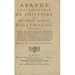 Abrege chronologique de l'histoire et du droit public d'Allemagne contenant …