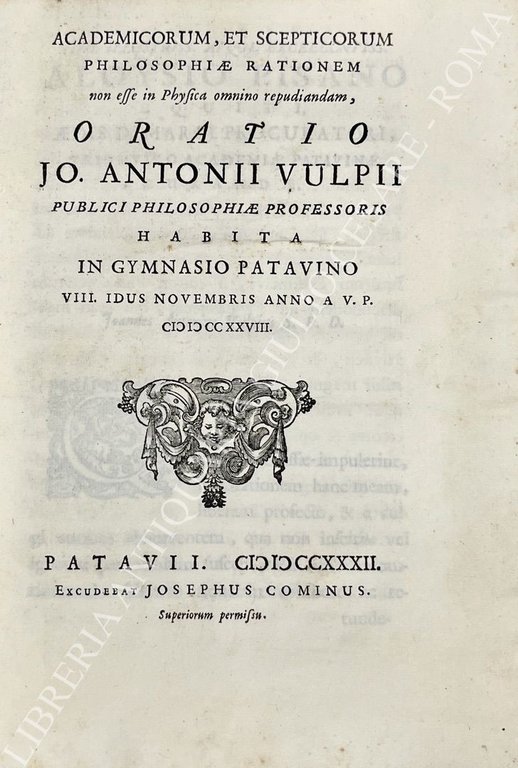 Academicorum, et scepticorum philosophiae rationem non esse in Physica omnino … | Immagine Gallery 2
