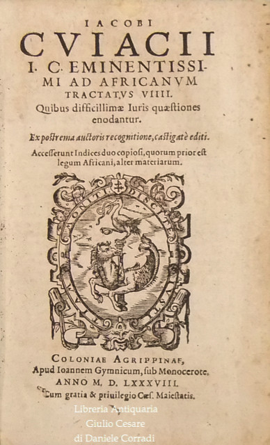 Ad Africanum tractatus VIIII. Quibus difficillimae Iuris quaestiones enodantur | Immagine Gallery 2