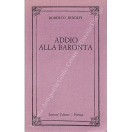 Addio alla baronata. Acura di Roberto Mascagni | Immagine principale