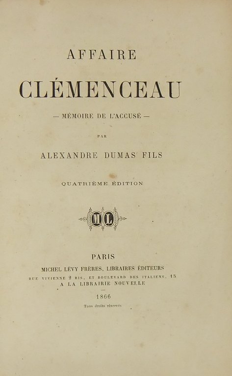Affaire Clémenceau. Mémoire de l'accusé | Immagine Gallery 2