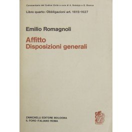 Affitto. Disposizioni generali. Art. 1615-1627 | Immagine principale
