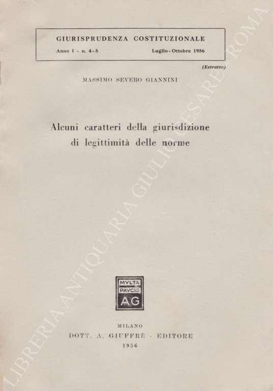 Alcuni caratteri della giurisdizione di legittimità delle norme | Immagine Gallery 2