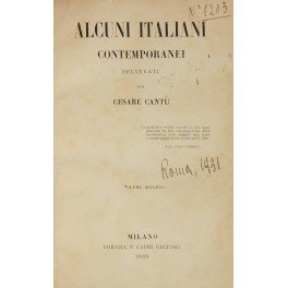 Alcuni italiani contemporanei. Vol. II - G.D. Romagnosi; L.E. Corvetto; … | Immagine Gallery 1
