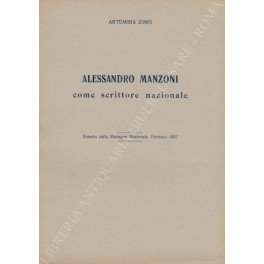 Alessandro Manzoni come scrittore nazionale