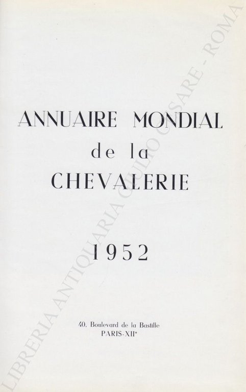 Annuaire mondial de la chevalerie | Immagine Gallery 2