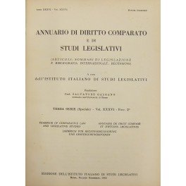 Annuario di diritto comparato e di studi legislativi. A cura …