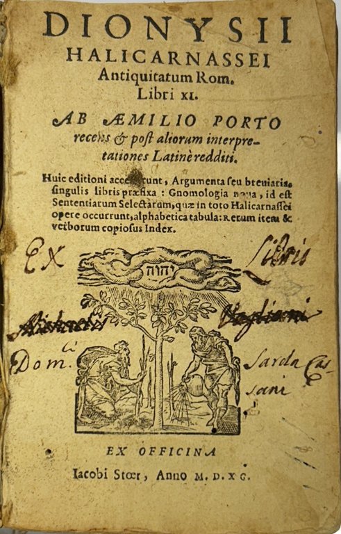 Antiquitatum Rom. Libri XI. Ab Aemilio Porto recens et post … | Immagine Gallery 3