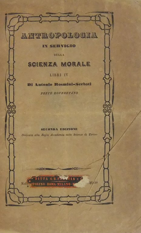 Antropologia in servigio della scienza morale. Libri IV. | Immagine Gallery 2