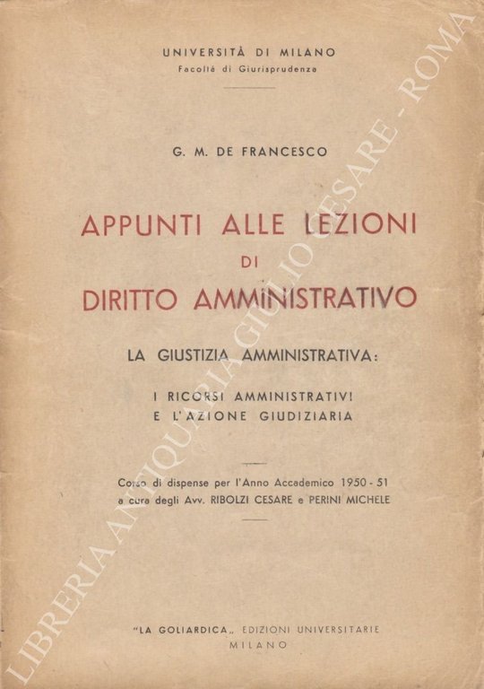 Appunti alle lezioni di diritto amministrativo. Vol. I - La … | Immagine Gallery 2