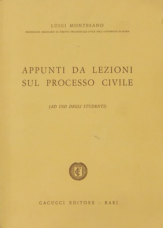 Appunti da lezioni sul processo civile (ad uso degli studenti) | Immagine Gallery 2