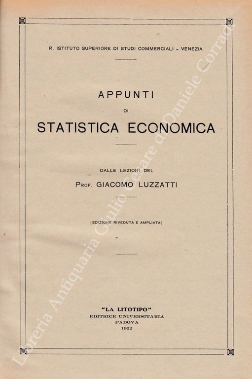Appunti di statistica economica | Immagine Gallery 2