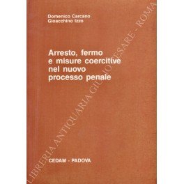 Arresto, fermo e misure coercitive nel nuovo processo penale