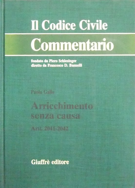 Arricchimento senza causa. Artt. 2041-2042 | Immagine Gallery 2