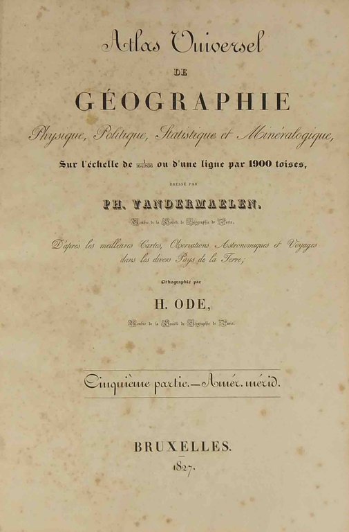 Atlas Universel de geographie physique, politique, statistique et mineralogique. Amerique … | Immagine Gallery 2