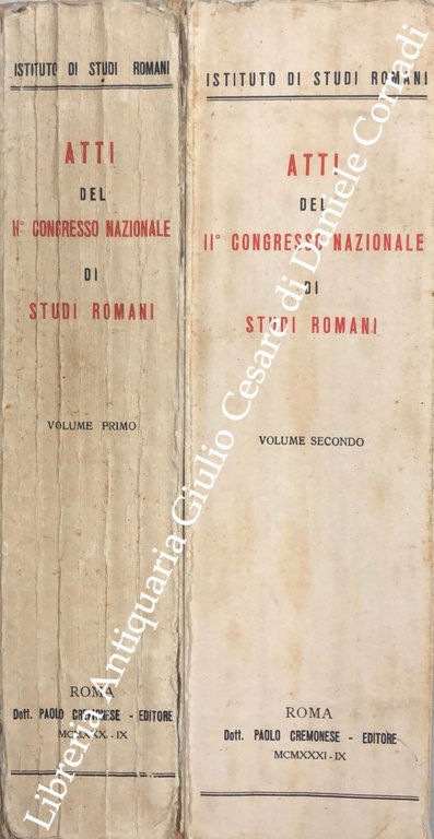 Atti del II congresso nazionale di studi romani | Immagine Gallery 2