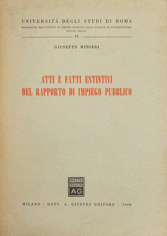 Atti e fatti estintivi del rapporto di impiego pubblico | Immagine Gallery 2
