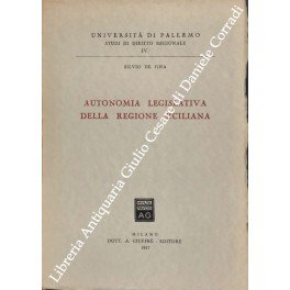 Autonomia legislativa della regione siciliana