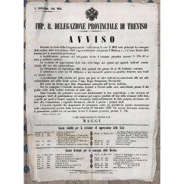 Avviso. Imp. R. Delegazione Provinciale di Treviso. Preparazione delle liste …