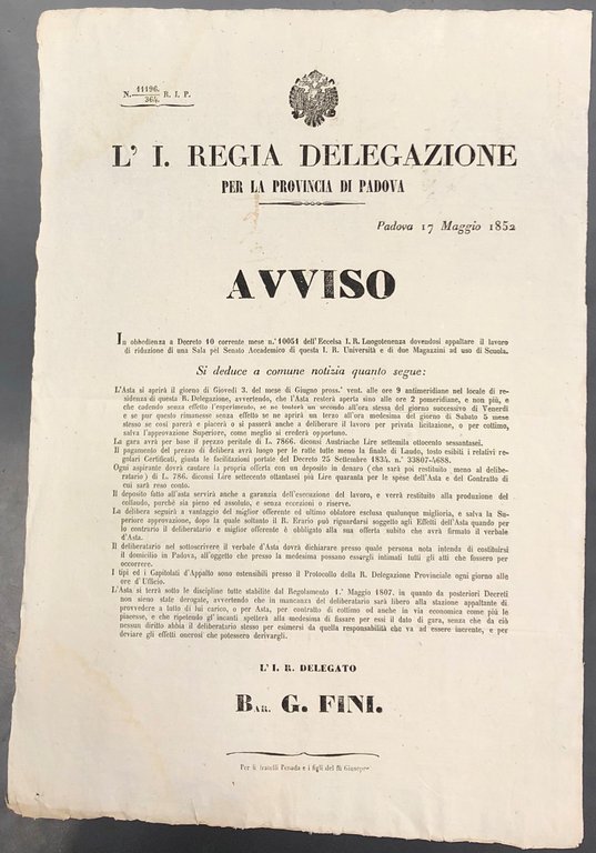 Avviso. In vista del rifacimento della Sala per il Senato … | Immagine Gallery 2