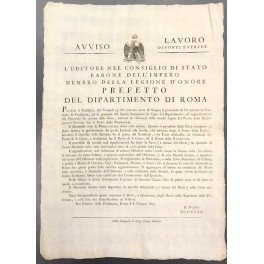 Avviso. Lavori di Ponti e Strade. Bando emesso dal prefetto …