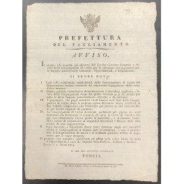 Avviso. Prefettura del Tagliamento. Le Congregazioni di Carità sono esonerate … | Immagine Gallery 1