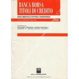 Banca borsa e titoli di credito. Rivista di Dottrina e … | Immagine principale