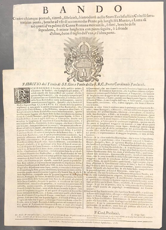 Bando. Per assicurare la pubblica quiete e la sicurezza dei … | Immagine Gallery 2