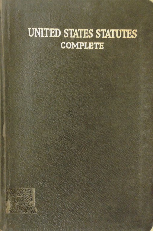 Barnes' Federal Code containing all Federal Statutes of general and … | Immagine Gallery 2