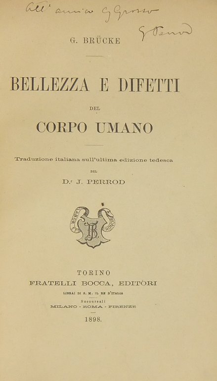 Bellezza e difetti del corpo umano. Traduzione italiana sull'ultima edizione … | Immagine Gallery 2