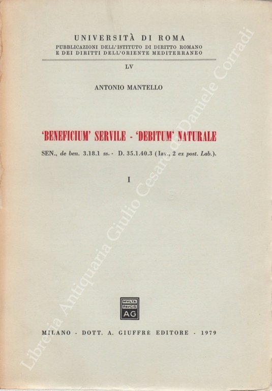 "Beneficium" servile, "debitum" naturale. Sen. de ben. 3.18.1. ss. - … | Immagine Gallery 2