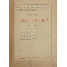 Beni in generale. Proprietà (De Martino). Beni pubblici (Resta). Superficie …