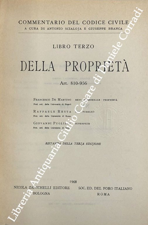 Beni in generale. Proprietà (De Martino). Beni pubblici (Resta). Superficie … | Immagine Gallery 2