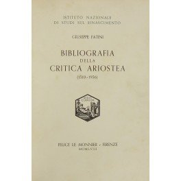 Bibliografia della critica ariostea (1510-1956)