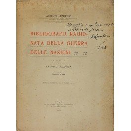 Bibliografia ragionata della Guerra delle Nazioni. Con una lettera di …