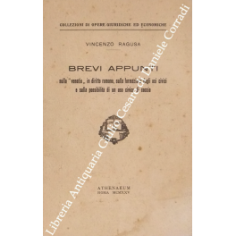 Brevi appunti sulla venatio" in diritto romano, sulla formazione degli …