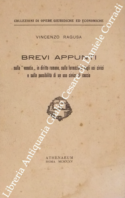 Brevi appunti sulla "venatio" in diritto romano, sulla formazione degli … | Immagine Gallery 2