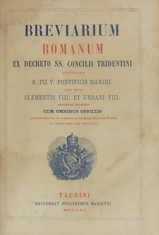 Breviarium romanum ex decreto SS. Concilii tridentini restitutum S. Pii … | Immagine Gallery 2