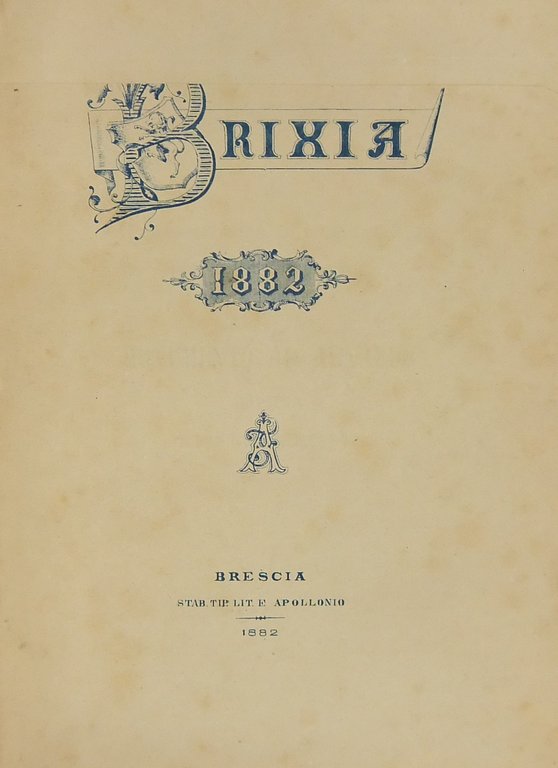 Brixia. 1882 | Immagine Gallery 2
