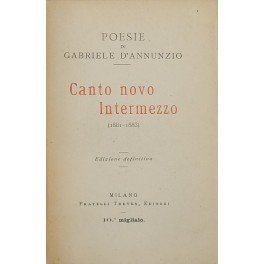 Canto novo. Intermezzo. (1881-1883)