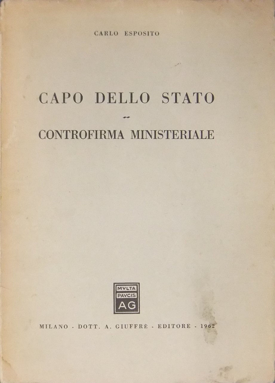 Capo dello Stato. Controriforma ministeriale | Immagine principale