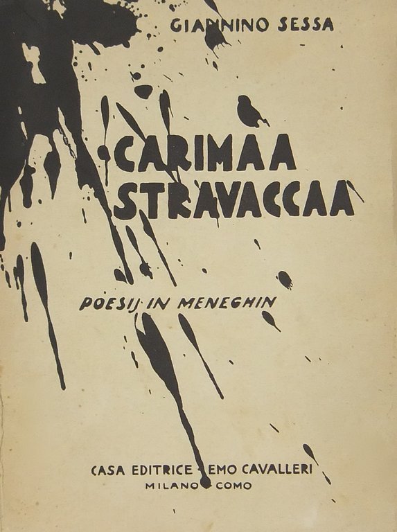 Carimaa stravacca. Poesij in meneghin. Copertina del pittore Giannino Grossi | Immagine Gallery 2