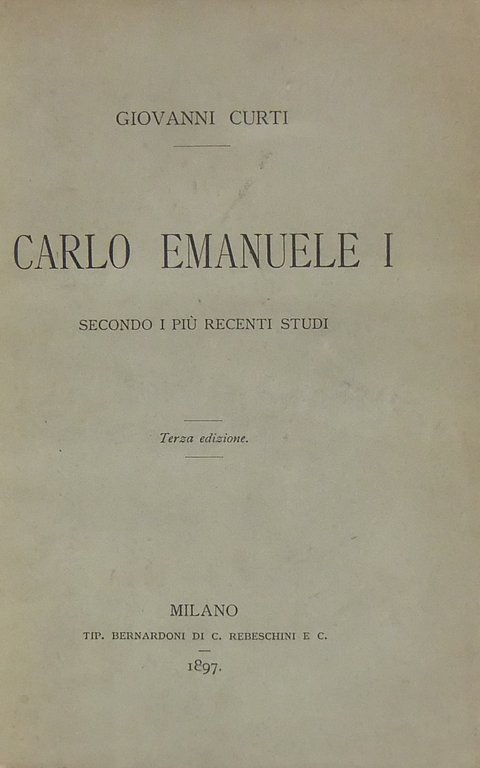 Carlo Emanuele I secondo i più recenti studi | Immagine Gallery 2
