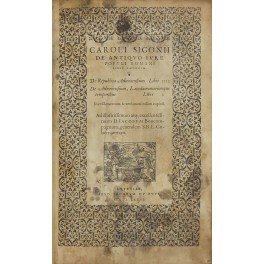 Caroli Sigonii De antiquo iure populi Romani libri undecim. De …