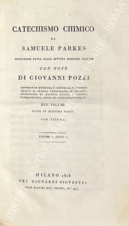Catechismo chimico. Traduzione fatta sulla settima edizione inglese con note … | Immagine Gallery 2
